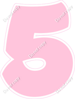 BBT 12" Individuals - Flat Baby Pink 5