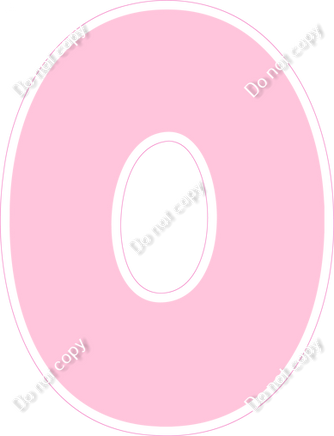 BBT 12" Individuals - Flat Baby Pink