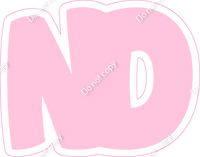 BBT 12" Individuals - Flat Baby Pink ND