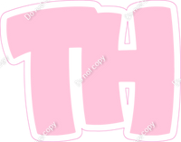 BBT 12" Individuals - Flat Baby Pink TH