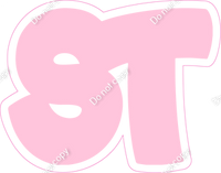 BBT 12" Individuals - Flat Baby Pink ST