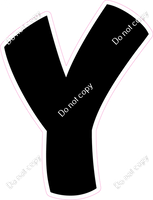 BBT 12" Individuals - Flat Black Y