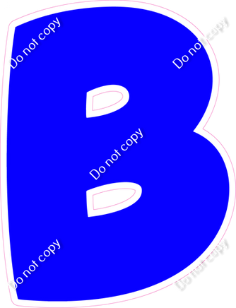 BBT 12" Individuals - Flat Blue B