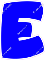 BBT 12" Individuals - Flat Blue E