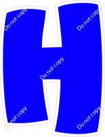 BBT 12" Individuals - Flat Blue H