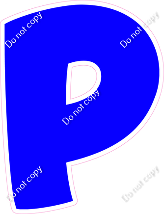 BBT 12" Individuals - Flat Blue P