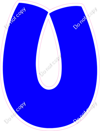 BBT 12" Individuals - Flat Blue U