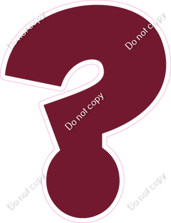 BBT 12" Individuals - Flat Burgundy ?