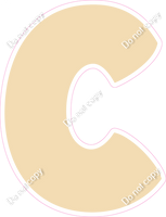 BBT 12" Individuals - Flat Champagne C