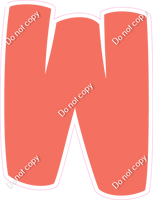 BBT 12" Individuals - Flat Coral W