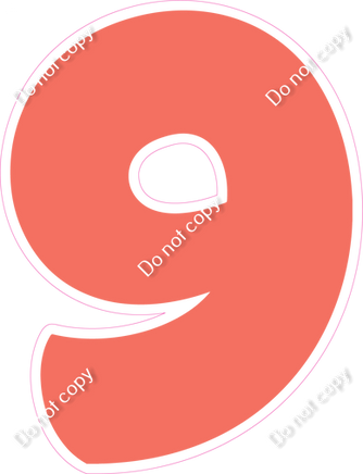 BBT 12" Individuals - Flat Coral 9