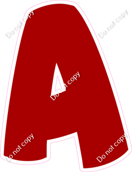 BBT 12" Individuals - Flat Crimson A