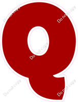 BBT 12" Individuals - Flat Crimson Q