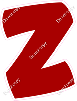 BBT 12" Individuals - Flat Crimson Z