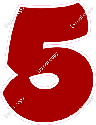 BBT 12" Individuals - Flat Crimson 5