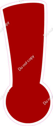 BBT 12" Individuals - Flat Crimson !