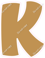 BBT 12" Individuals - Flat Gold K