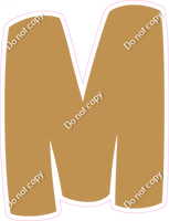 BBT 12" Individuals - Flat Gold M