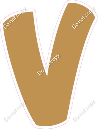BBT 12" Individuals - Flat Gold V