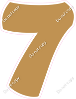 BBT 12" Individuals - Flat Gold 7