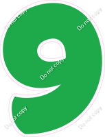 BBT 12" Individuals - Flat Green 9