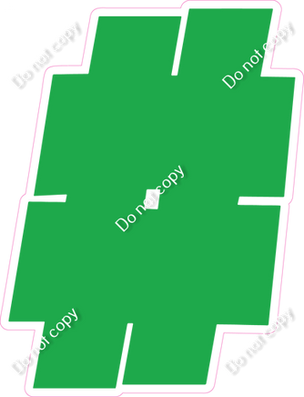 BBT 12" Individuals - Flat Green #