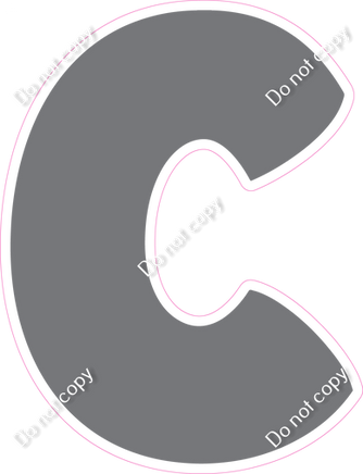 BBT 12" Individuals - Flat Grey C