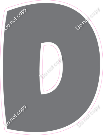 BBT 12" Individuals - Flat Grey D