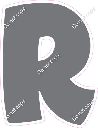 BBT 12" Individuals - Flat Grey R