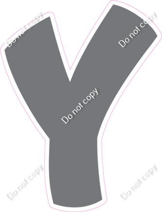 BBT 12" Individuals - Flat Grey Y