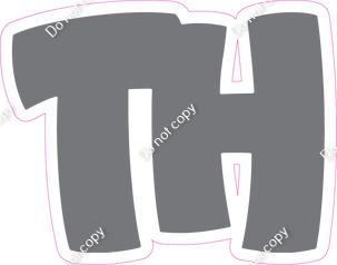 BBT 12" Individuals - Flat Grey TH