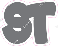 BBT 12" Individuals - Flat Grey ST