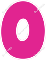 BBT 12" Individuals - Flat Hot Pink O