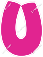 BBT 12" Individuals - Flat Hot Pink U