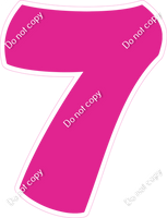 BBT 12" Individuals - Flat Hot Pink 7