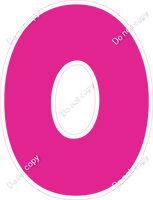 BBT 12" Individuals - Flat Hot Pink