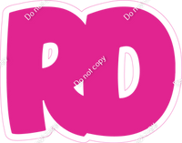 BBT 12" Individuals - Flat Hot Pink RD