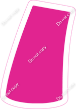 BBT 12" Individuals - Flat Hot Pink Apostrophe