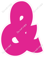 BBT 12" Individuals - Flat Hot Pink &