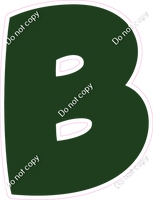 BBT 12" Individuals - Flat Hunter Green B