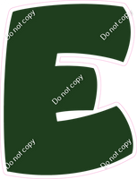 BBT 12" Individuals - Flat Hunter Green E