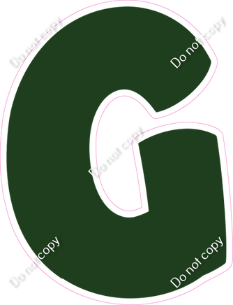 BBT 12" Individuals - Flat Hunter Green G