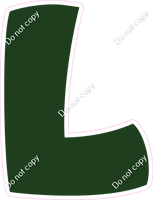 BBT 12" Individuals - Flat Hunter Green L