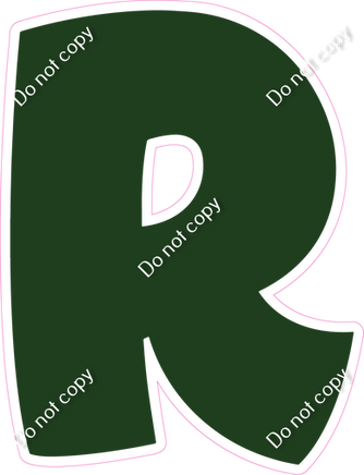 BBT 12" Individuals - Flat Hunter Green R