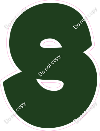 BBT 12" Individuals - Flat Hunter Green S