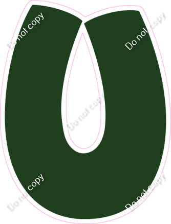 BBT 12" Individuals - Flat Hunter Green U