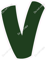 BBT 12" Individuals - Flat Hunter Green V