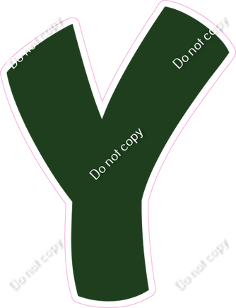 BBT 12" Individuals - Flat Hunter Green Y