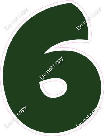 BBT 12" Individuals - Flat Hunter Green 6