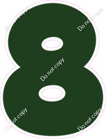 BBT 12" Individuals - Flat Hunter Green 8